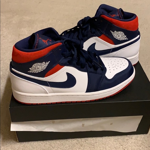 NIKE AIR JORDAN 1 MID SE USA - Picture 2 of 3